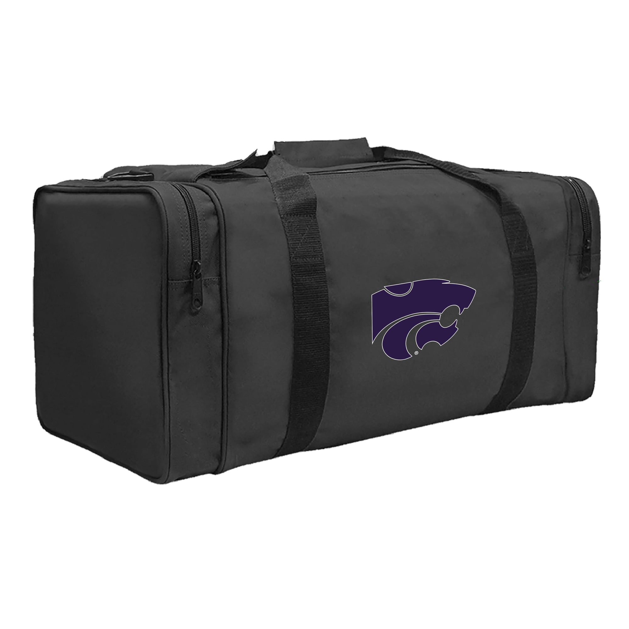 Black Kansas State Wildcats Gear Pack Square Duffel