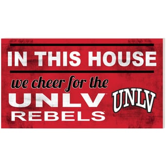 UNLV Rebels 11'' x 20'' In This House Indoor/Outdoor Sign
