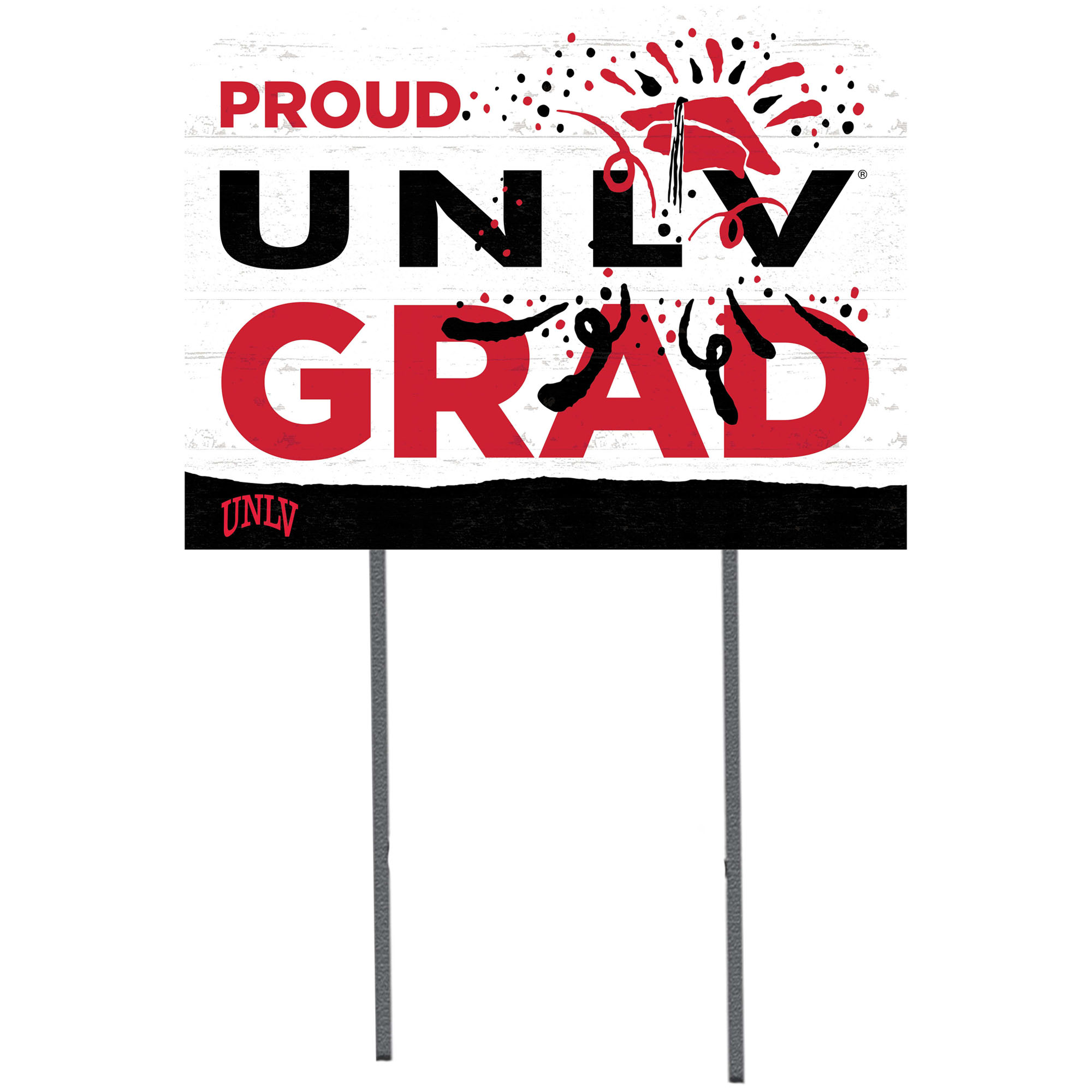 UNLV Rebels 18'' x 24'' Proud Grad Yard Sign