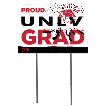 UNLV Rebels 18'' x 24'' Proud Grad Yard Sign