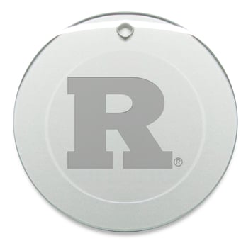 Rutgers Scarlet Knights Round Logo Ornament