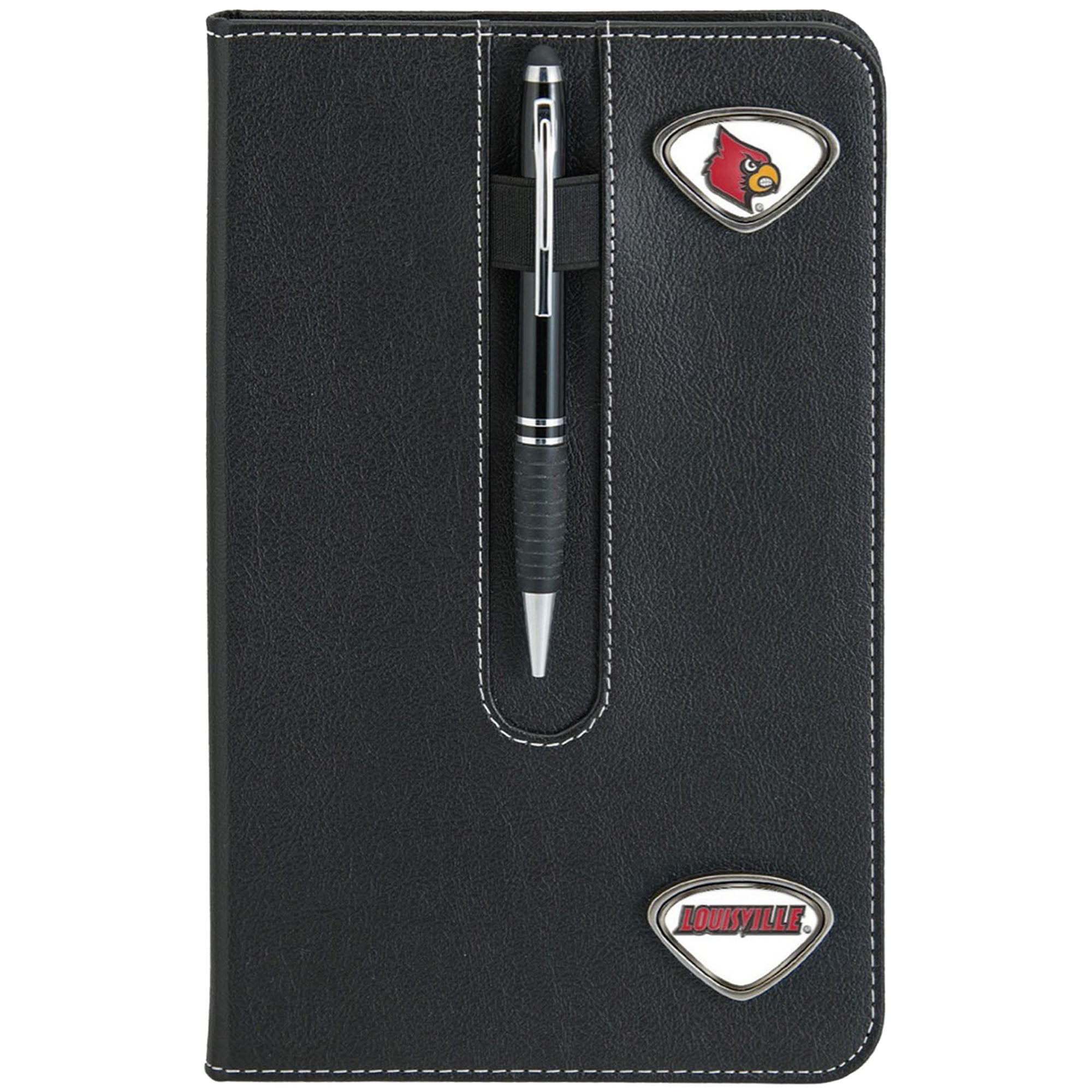 Black Louisville Cardinals Business Notebook