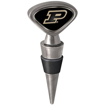 Silver Purdue Boilermakers Wine Stopper