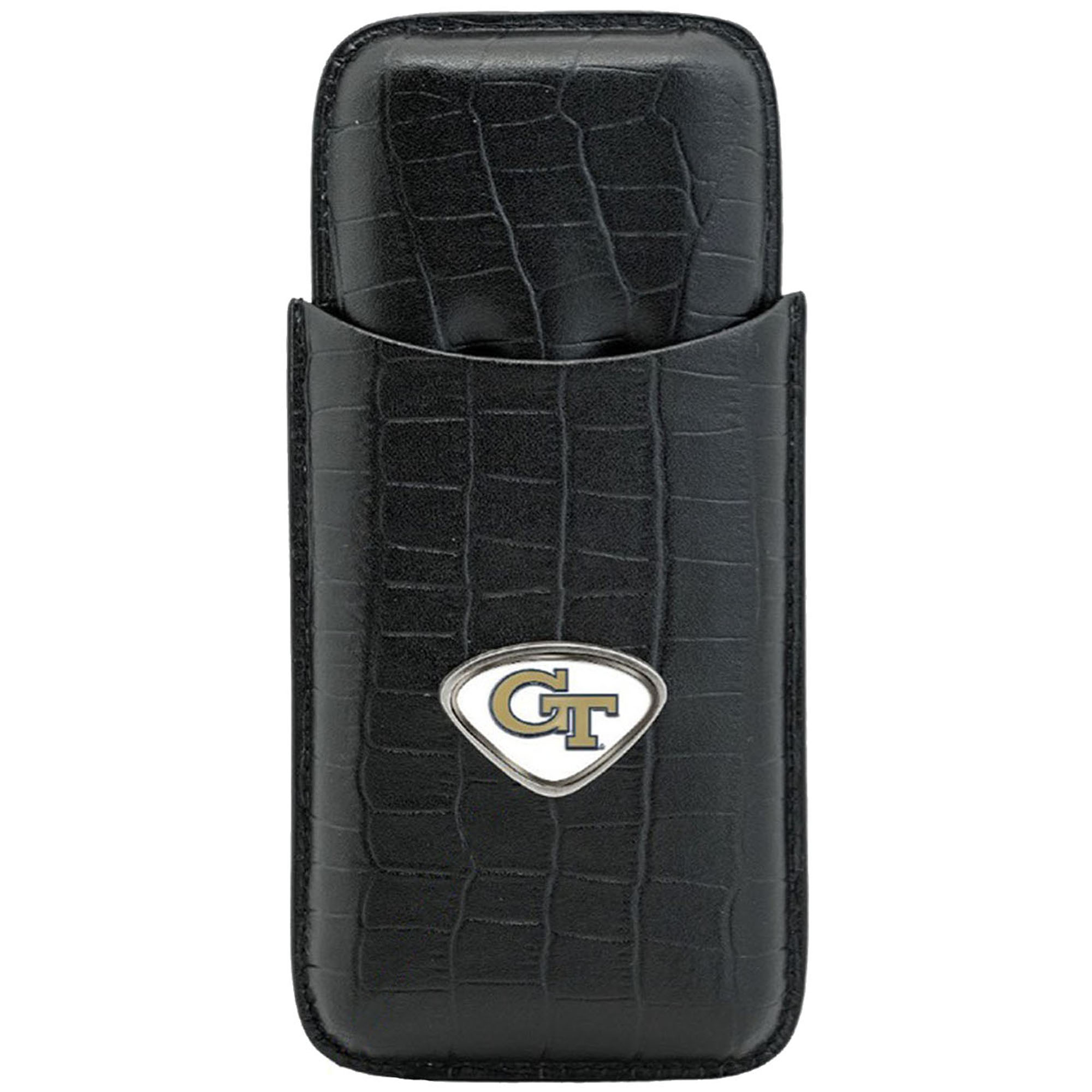 Black Georgia Tech Yellow Jackets Cigar Case