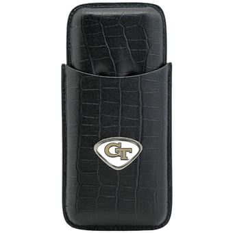 Black Georgia Tech Yellow Jackets Cigar Case