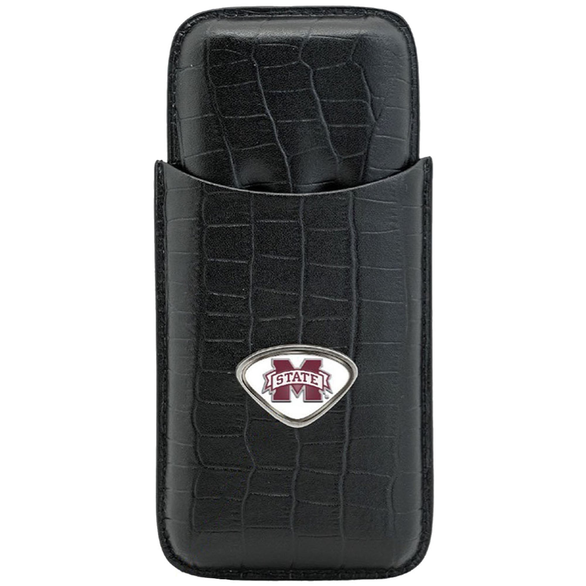 Black Mississippi State Bulldogs Cigar Case