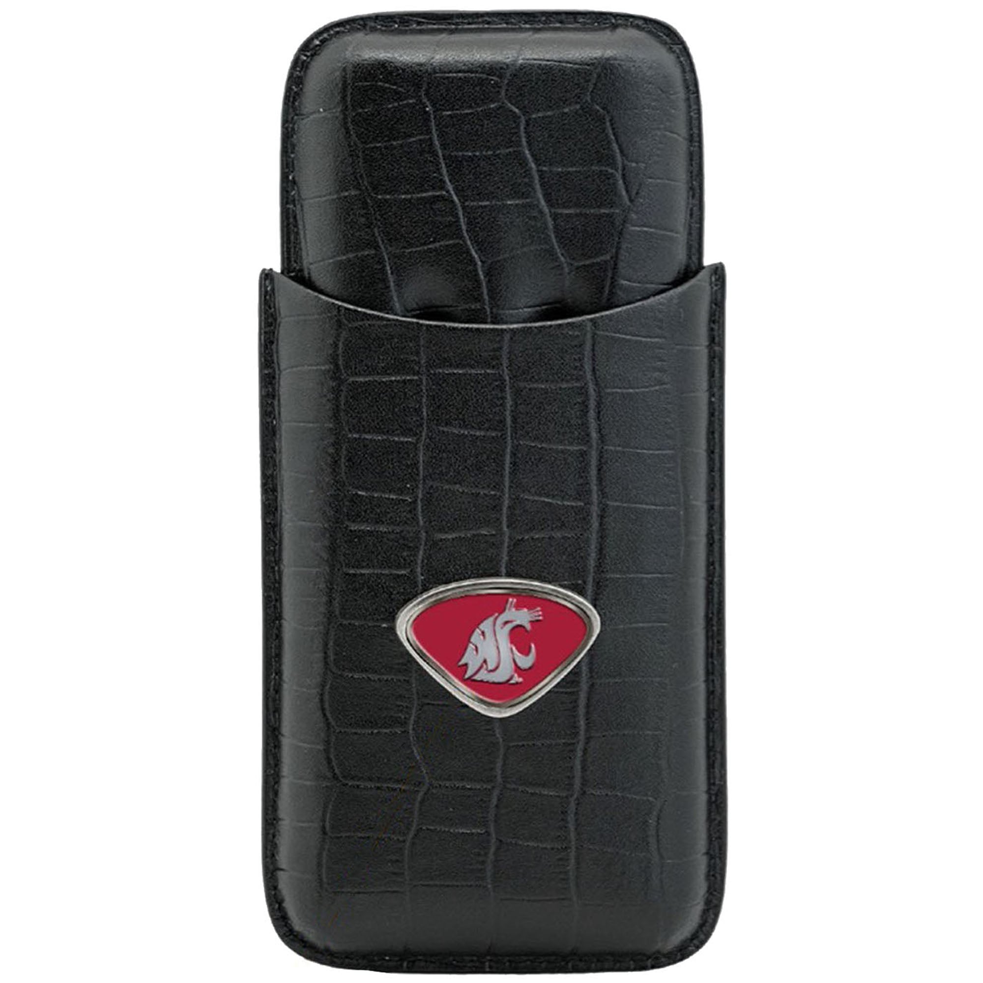 Black Washington State Cougars Cigar Case