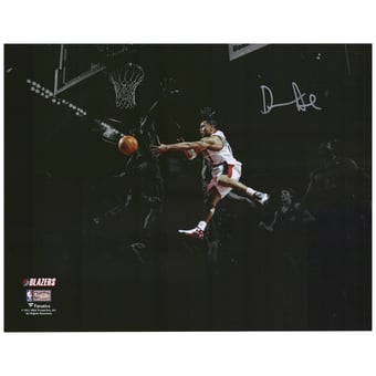 Damon Stoudamire Portland Trail Blazers Autographed 11" x 14" Spotlight Passing vs. Golden State Warriors Photograph