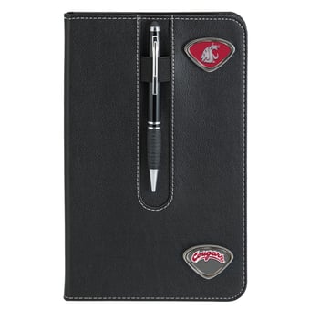 Black Washington State Cougars Business Notebook