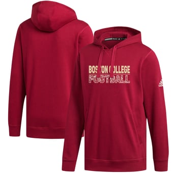 Men's adidas Maroon Boston College Eagles Fleece Pullover Hoodie