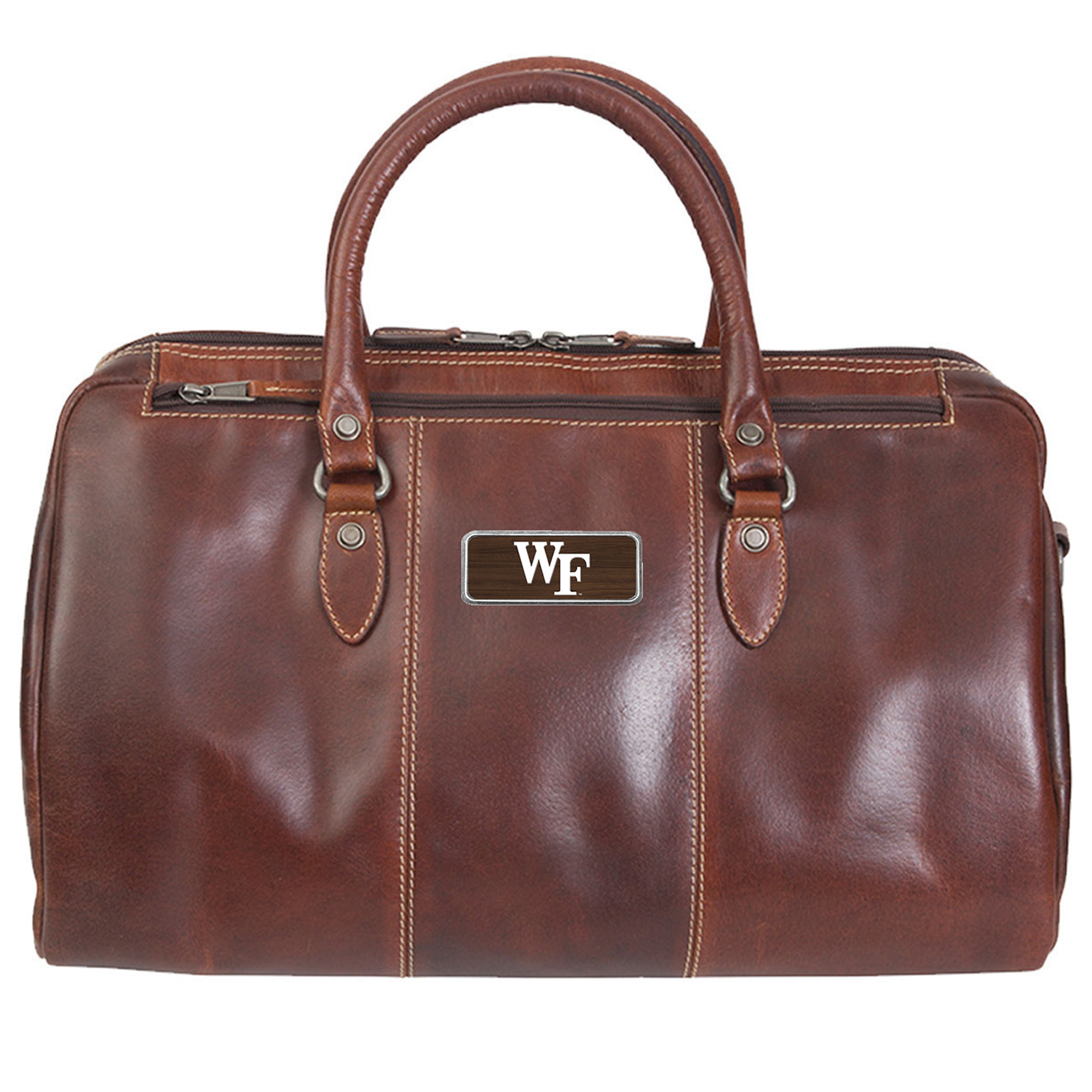 Brown Wake Forest Demon Deacons Logo Plate Niagara Canyon Duffel Bag