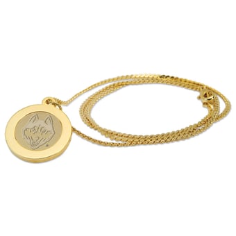 Women's Gold UConn Huskies Pendant Necklace