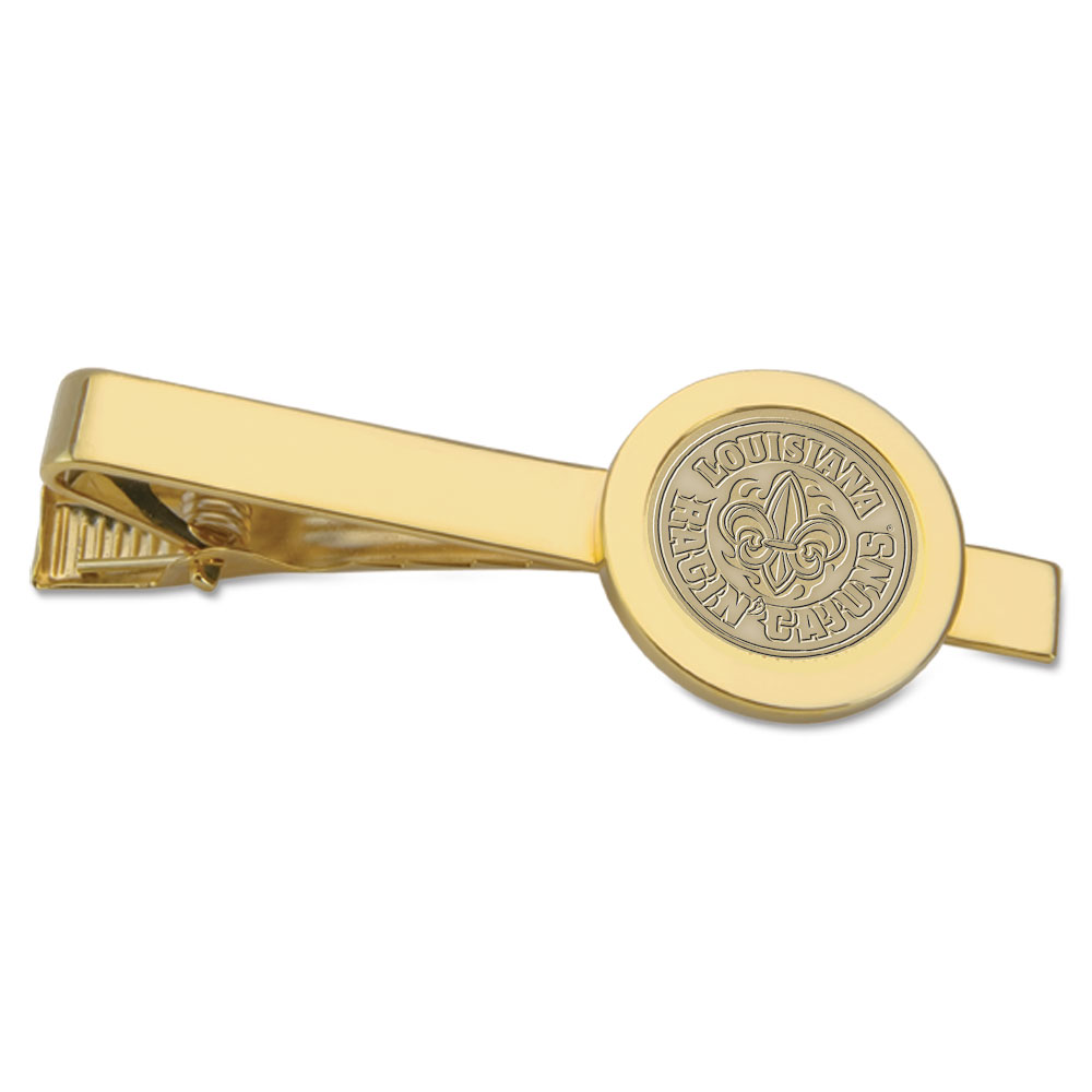 Men's Gold Louisiana Ragin' Cajuns Tie Bar