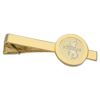 Men's Gold Wyoming Cowboys Tie Bar