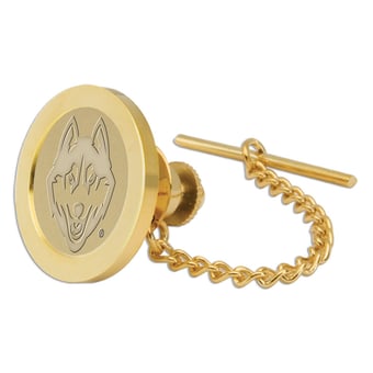 Men's Gold UConn Huskies Tie Tack/Lapel Pin