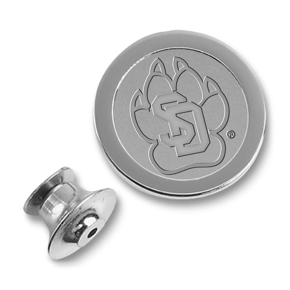 Men's Silver South Dakota Coyotes Lapel Pin