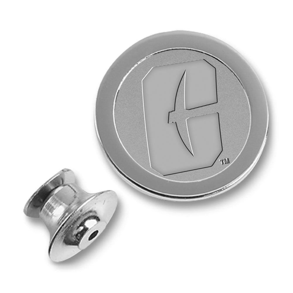 Men's Silver Charlotte 49ers Lapel Pin