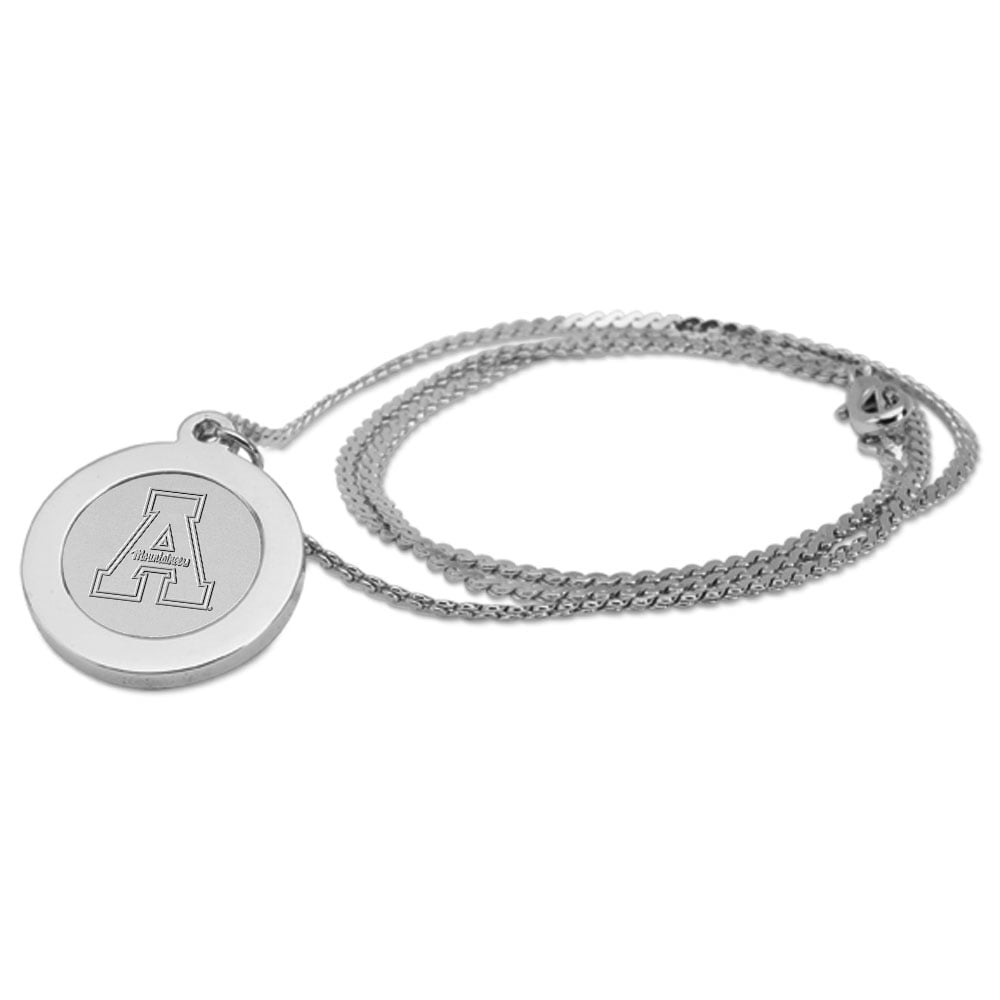 Women's Silver Appalachian State Mountaineers Pendant Necklace