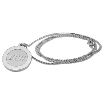 Women's Silver ECU Pirates Pendant Necklace