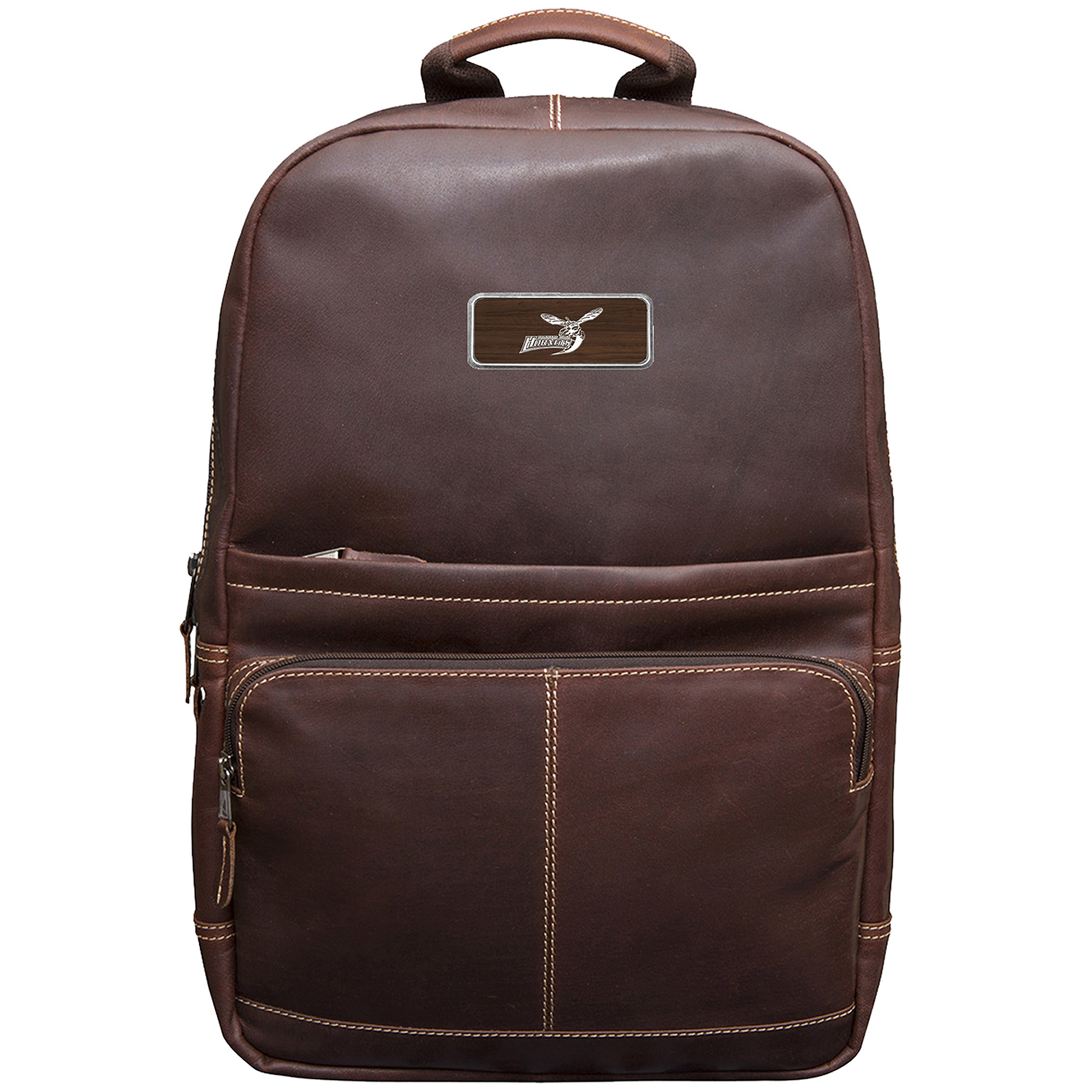 Brown Delaware State Hornets Logo Plate Kannah Canyon Backpack