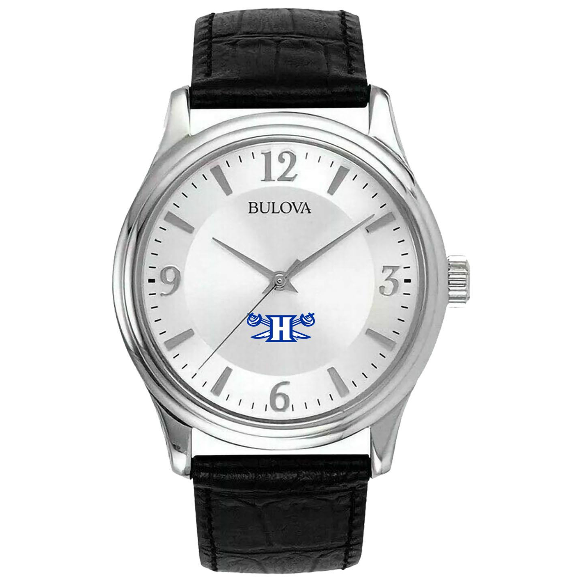 Silver Hampton Pirates Leather Watch