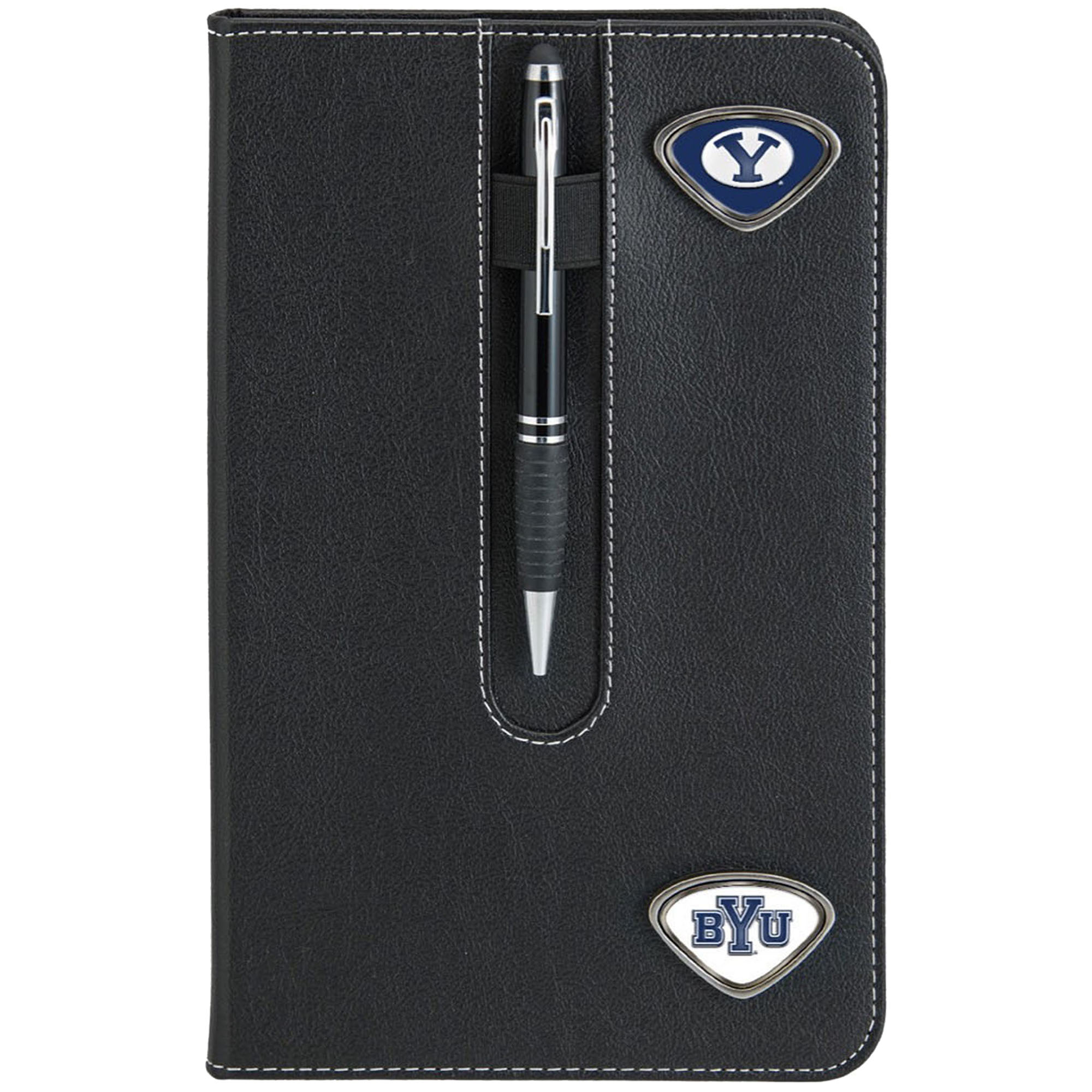 Black BYU Cougars Business Notebook