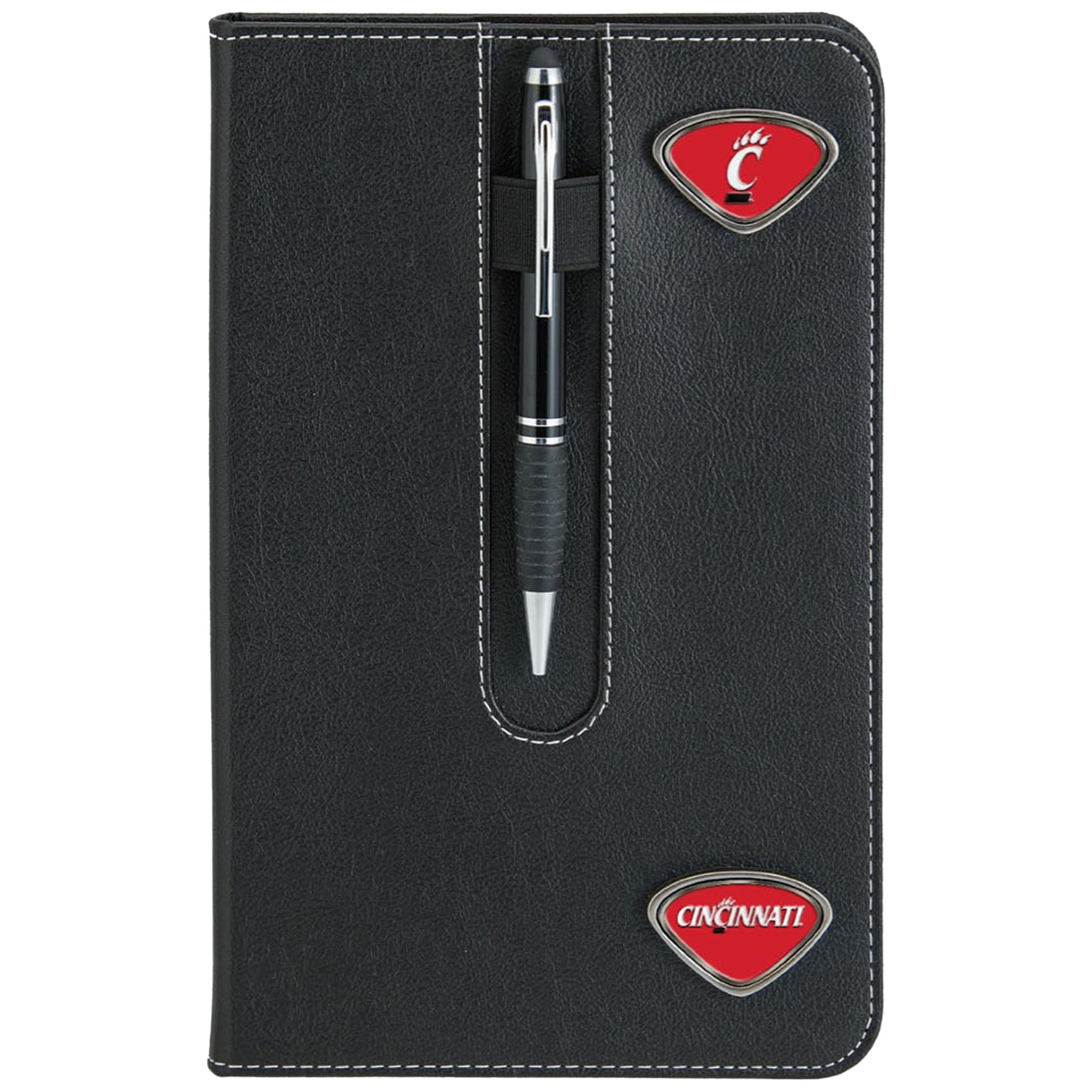 Black Cincinnati Bearcats Business Notebook