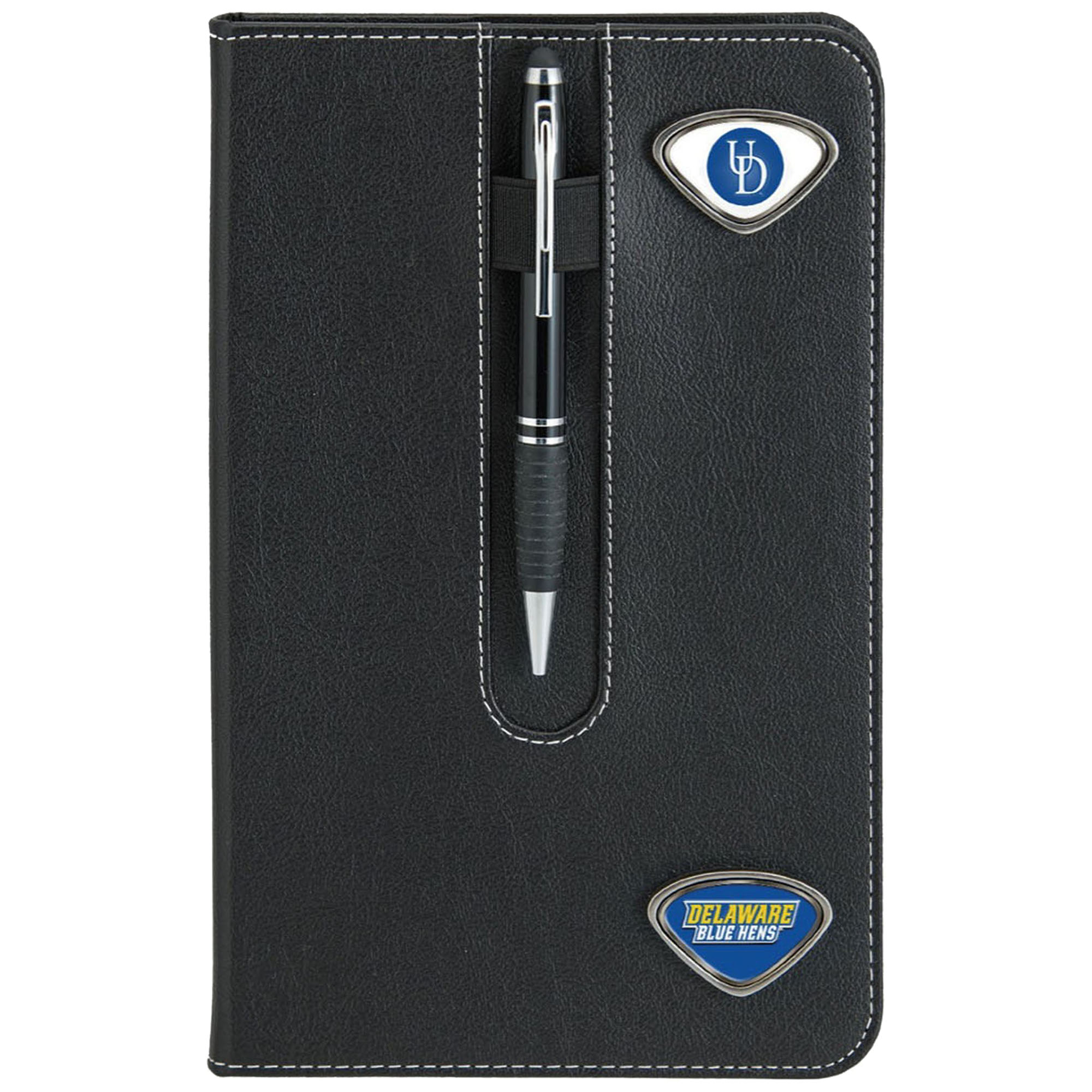 Black Delaware Fightin' Blue Hens Business Notebook