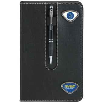 Black Delaware Fightin' Blue Hens Business Notebook