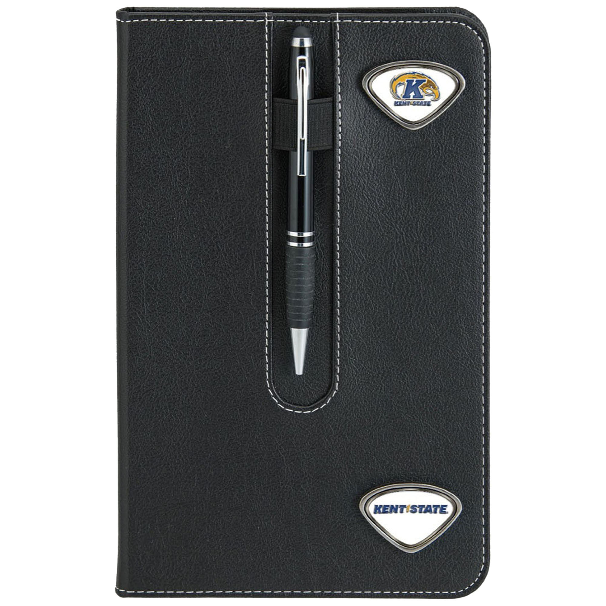 Black Kent State Golden Flashes Business Notebook