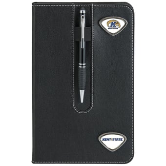 Black Kent State Golden Flashes Business Notebook