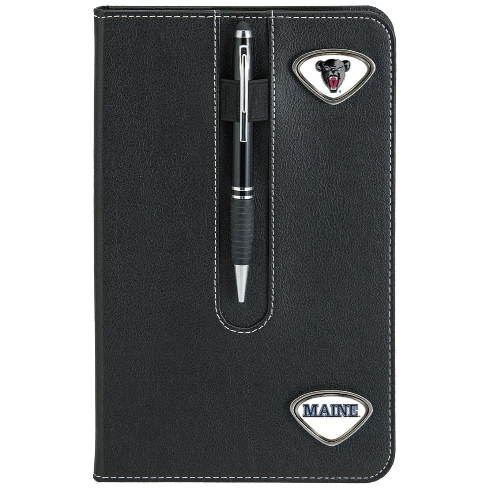 Black Maine Black Bears Business Notebook