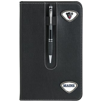 Black Maine Black Bears Business Notebook