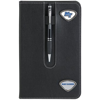 Black MTSU Blue Raiders Business Notebook