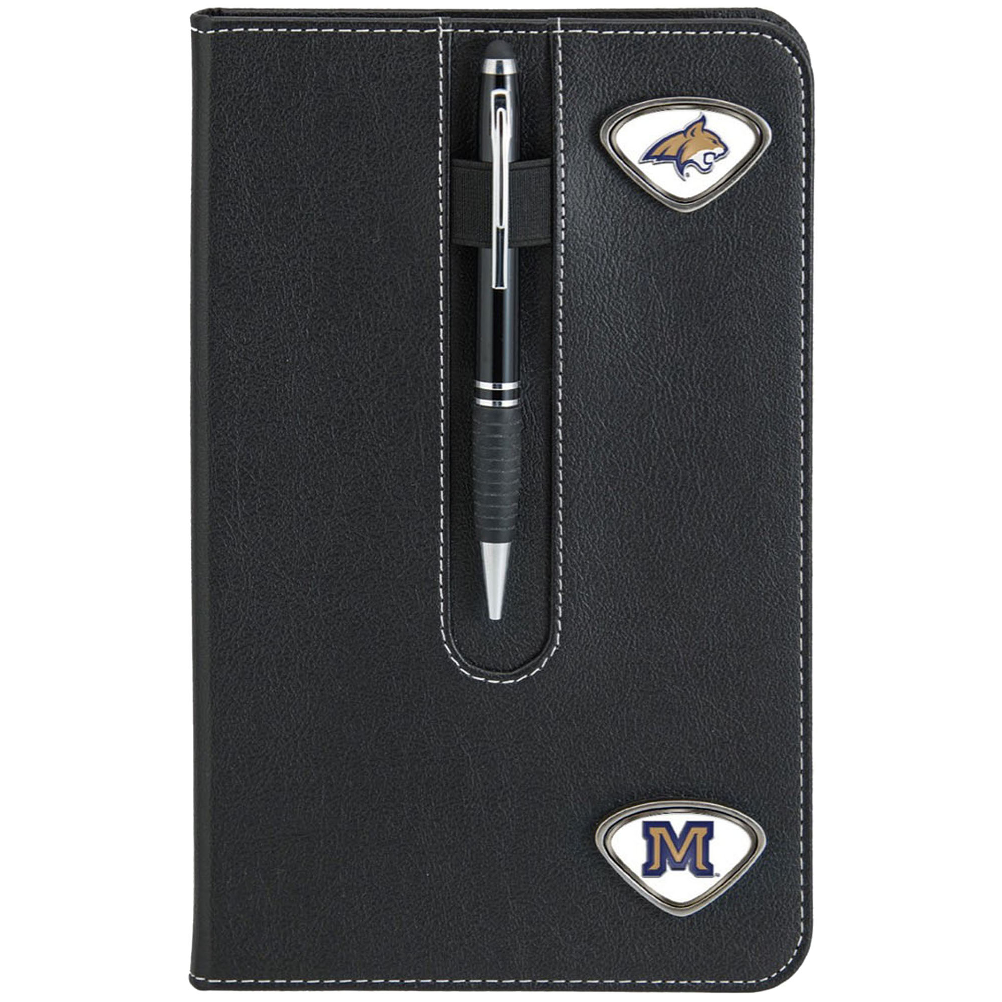 Black Montana State Bobcats Business Notebook