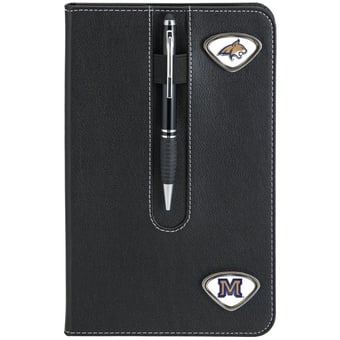 Black Montana State Bobcats Business Notebook