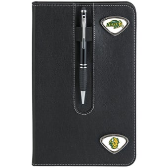 Black NDSU Bison Business Notebook
