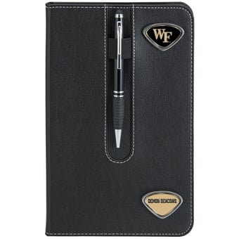 Black Wake Forest Demon Deacons Business Notebook