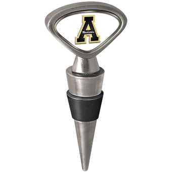 Silver Appalachian State Mountaineers Wine Stopper