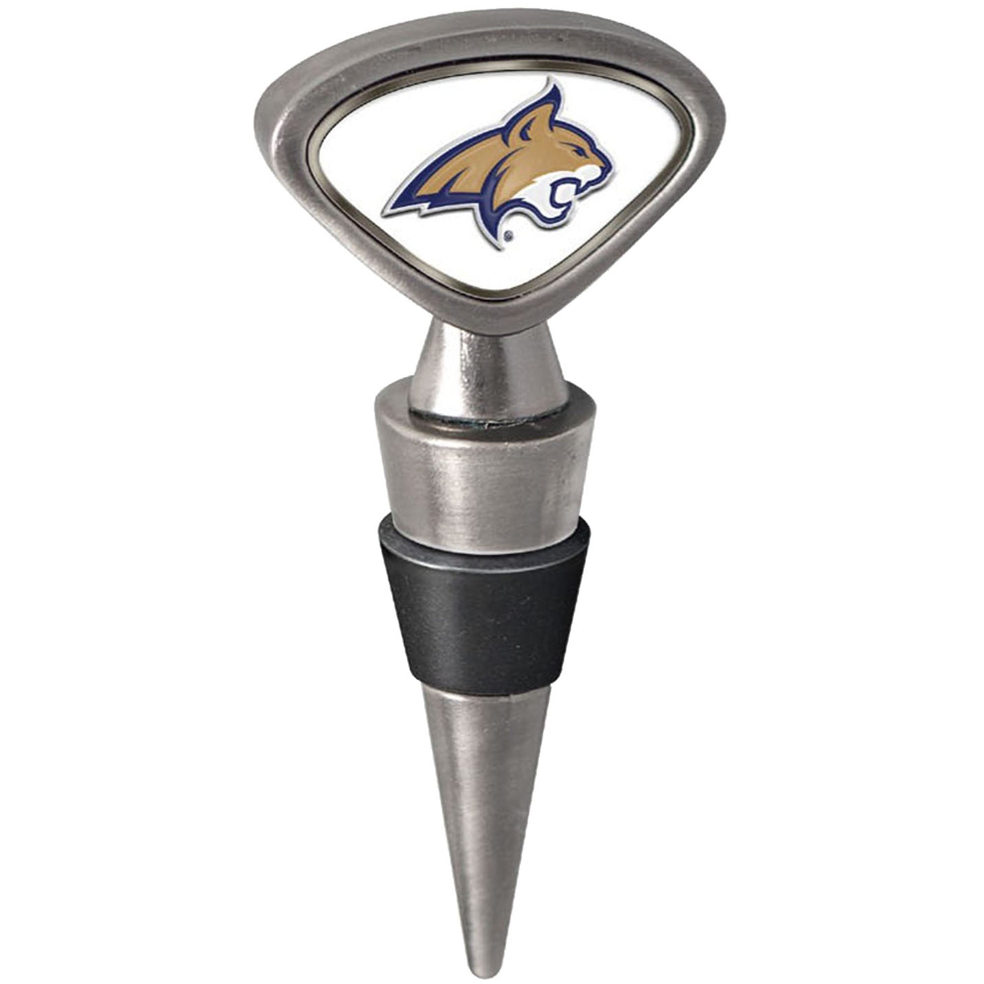 Silver Montana State Bobcats Wine Stopper