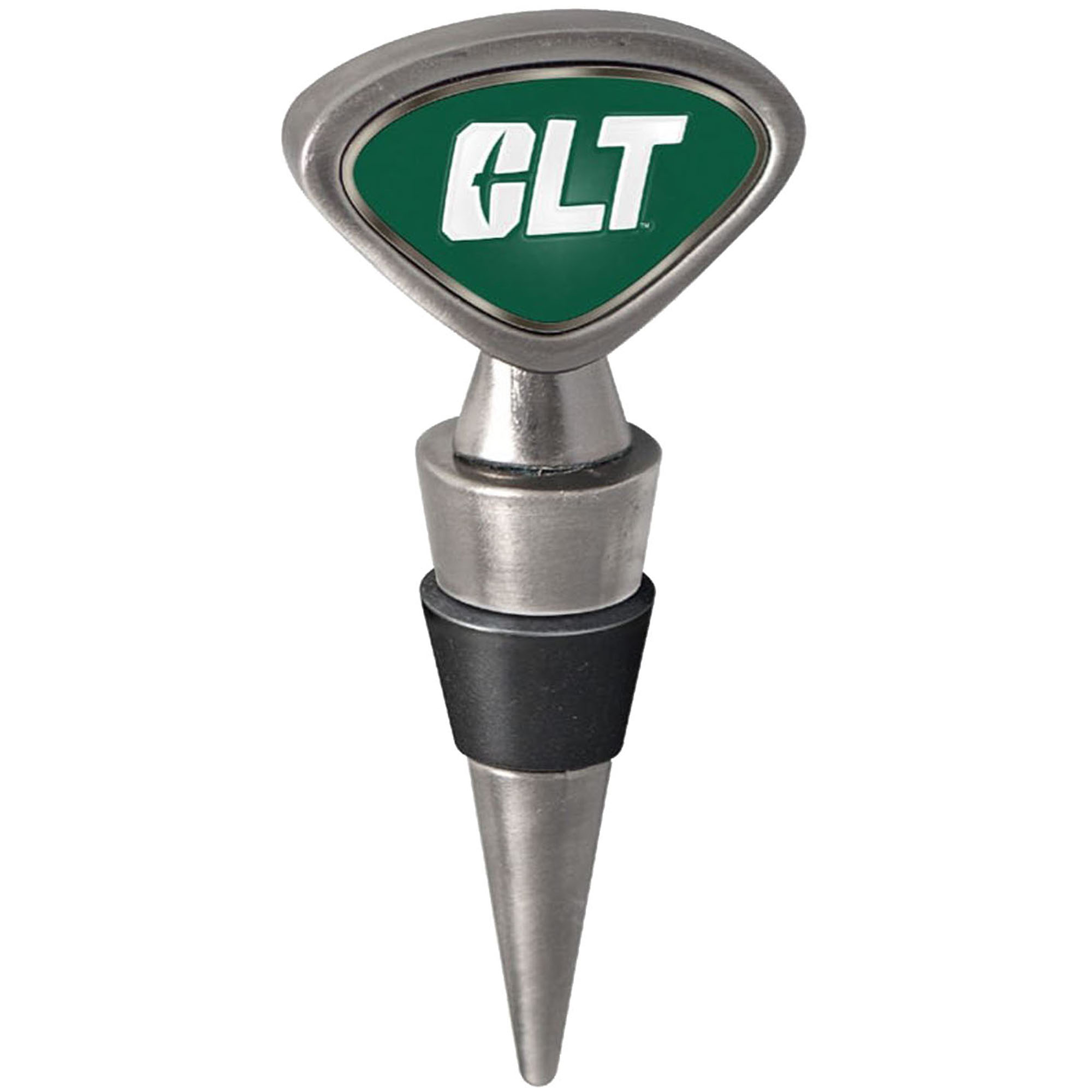 Silver Charlotte 49ers Wine Stopper