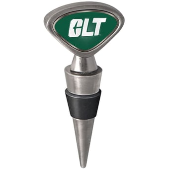 Silver Charlotte 49ers Wine Stopper
