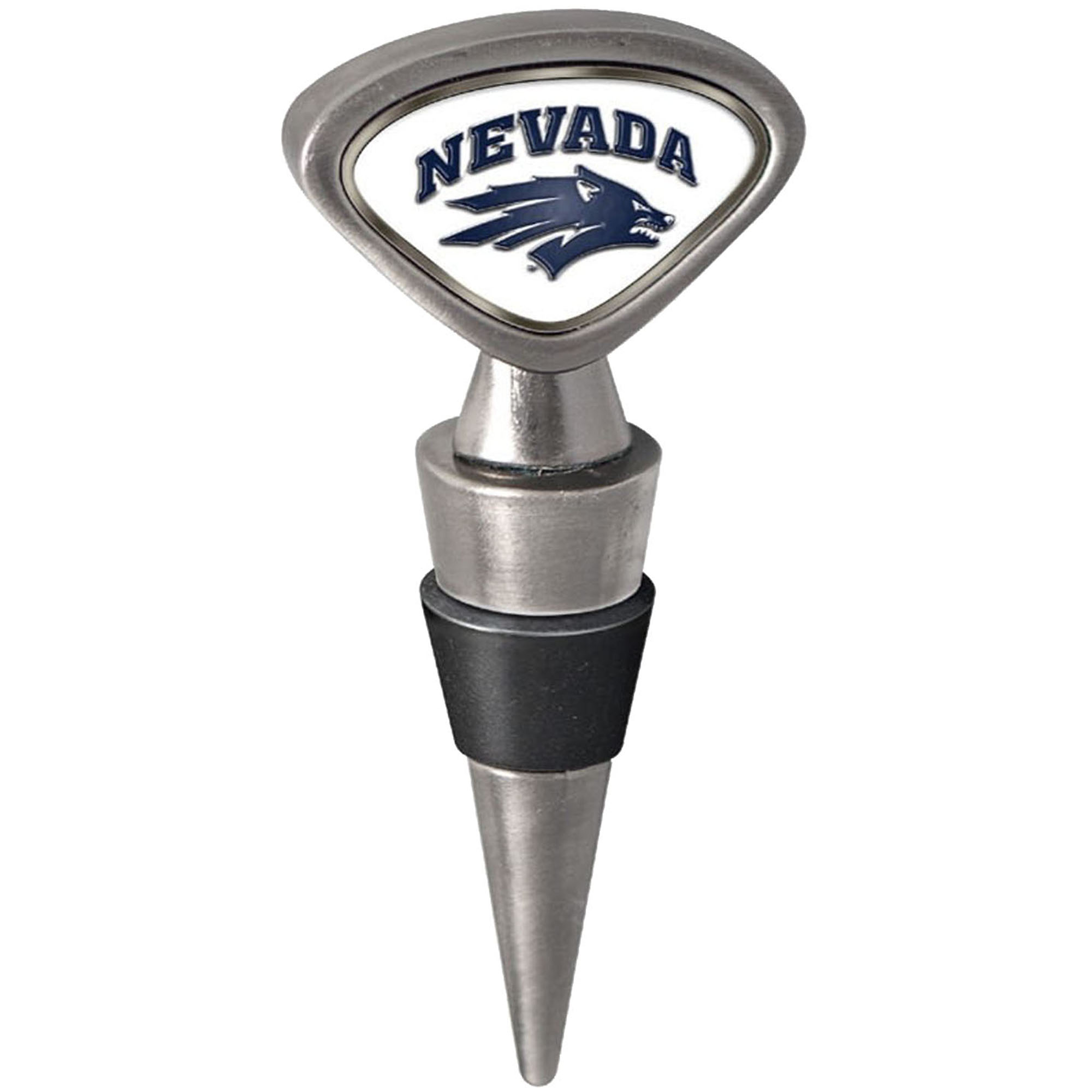 Silver Nevada Wolf Pack Wine Stopper