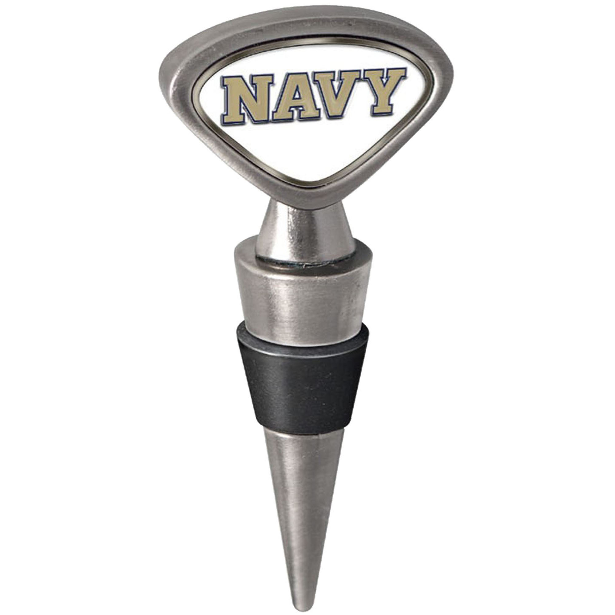 Silver Navy Midshipmen Wine Stopper