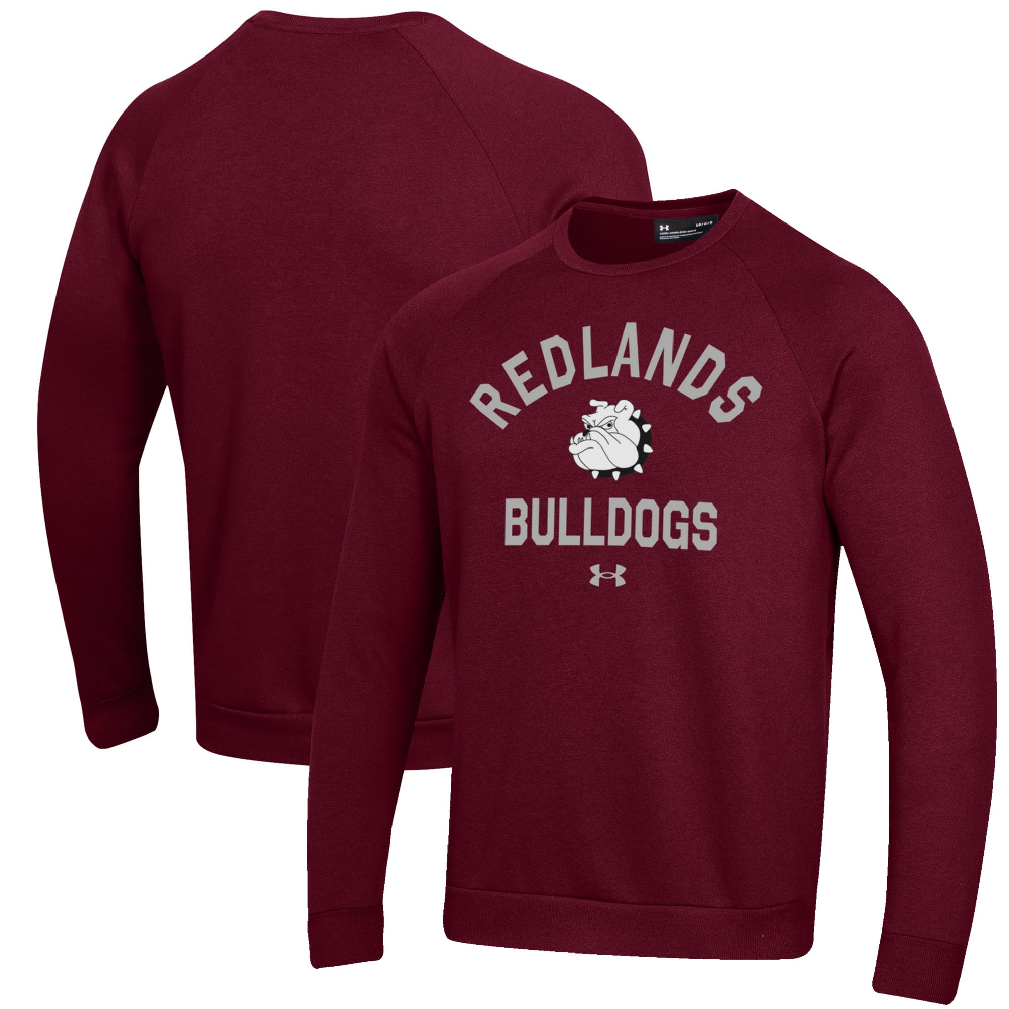 Men's Under Armour Maroon University of Redlands Bulldogs All Day Fleece Pullover Sweatshirt