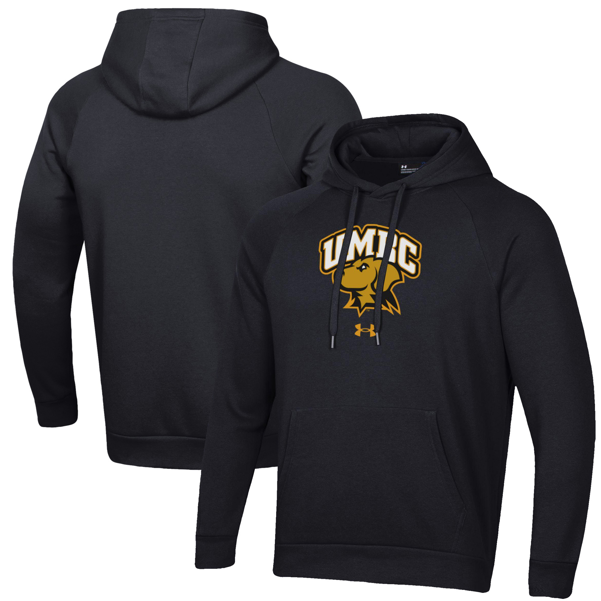 Men’s Under Armour Black UMBC Retrievers All Day Fleece Pullover Hoodie Men’s Under Armour Black UMBC Retrievers All Day Fleece Pullover Hoodie