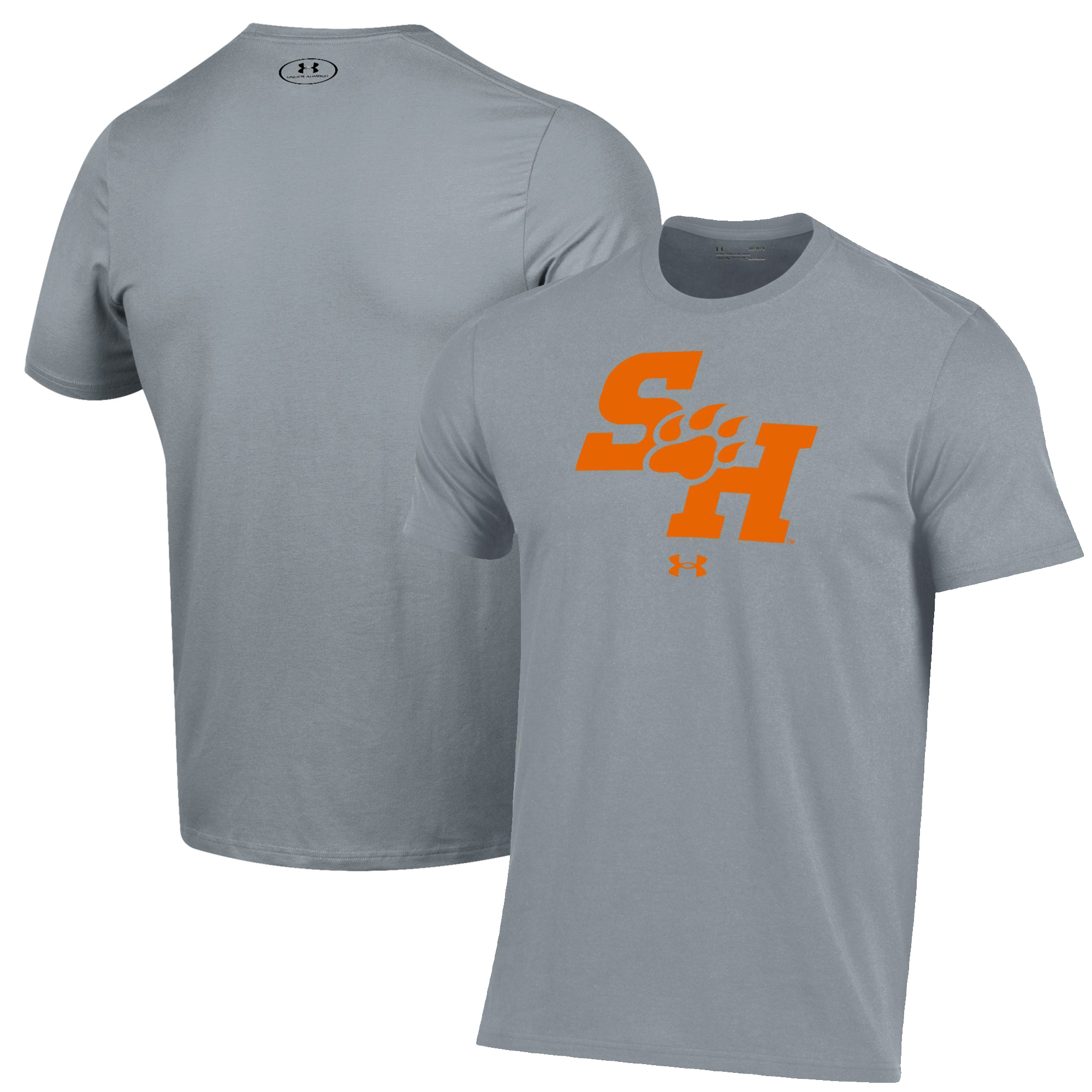 Men’s Under Armour Gray Sam Houston State Bearkats Primary Performance T-Shirt Men’s Under Armour Gray Sam Houston State Bearkats Primary Performance T-Shirt