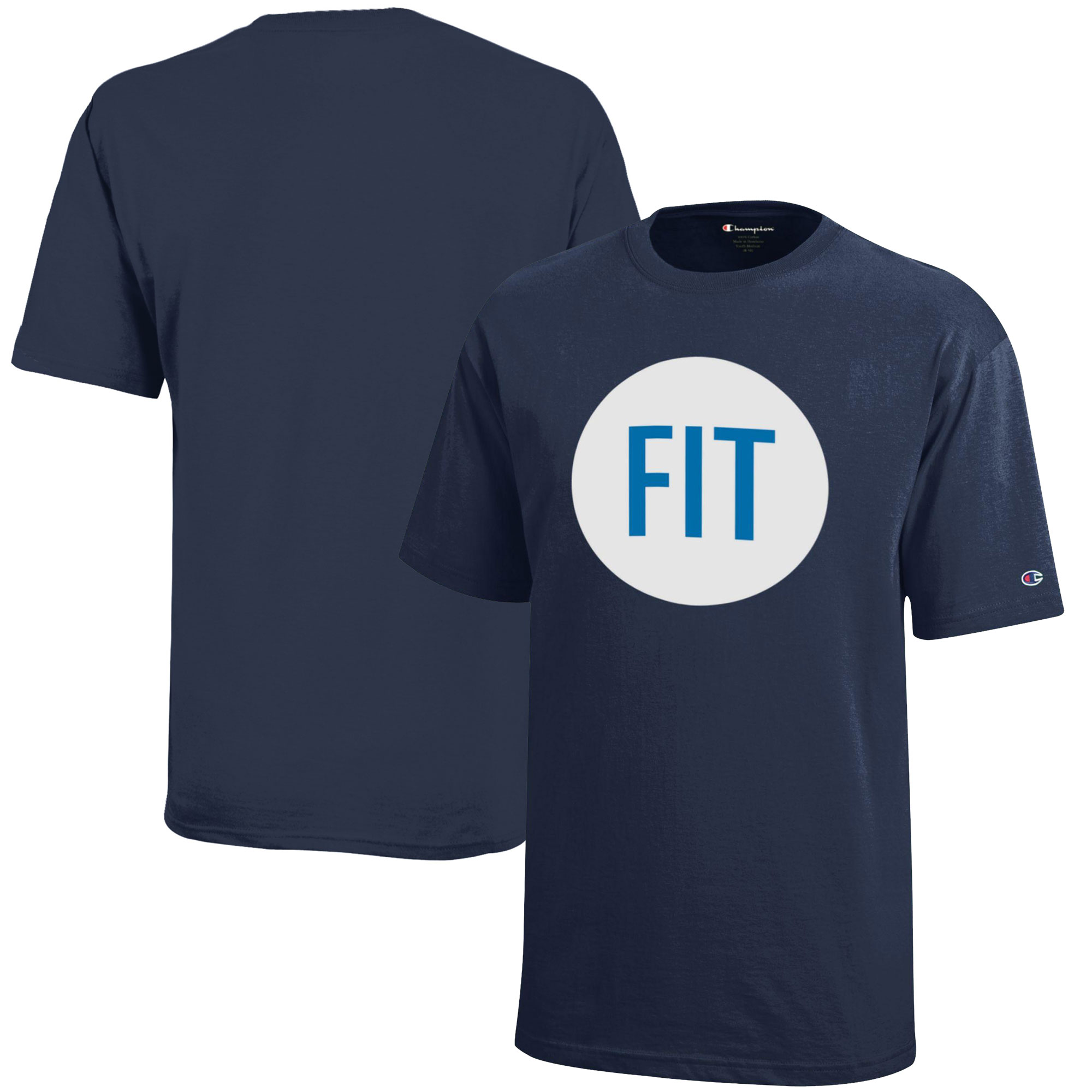 Youth Champion Navy SUNY Fashion Institute of Technology Tigers Jersey T-Shirt