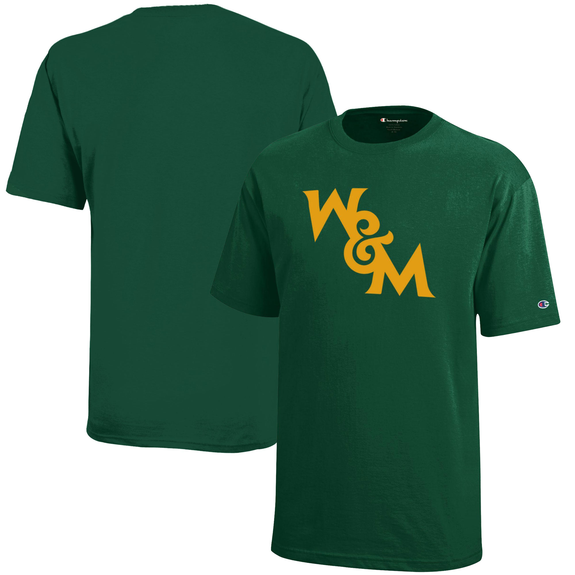 Youth Champion Green William & Mary Tribe Jersey T-Shirt