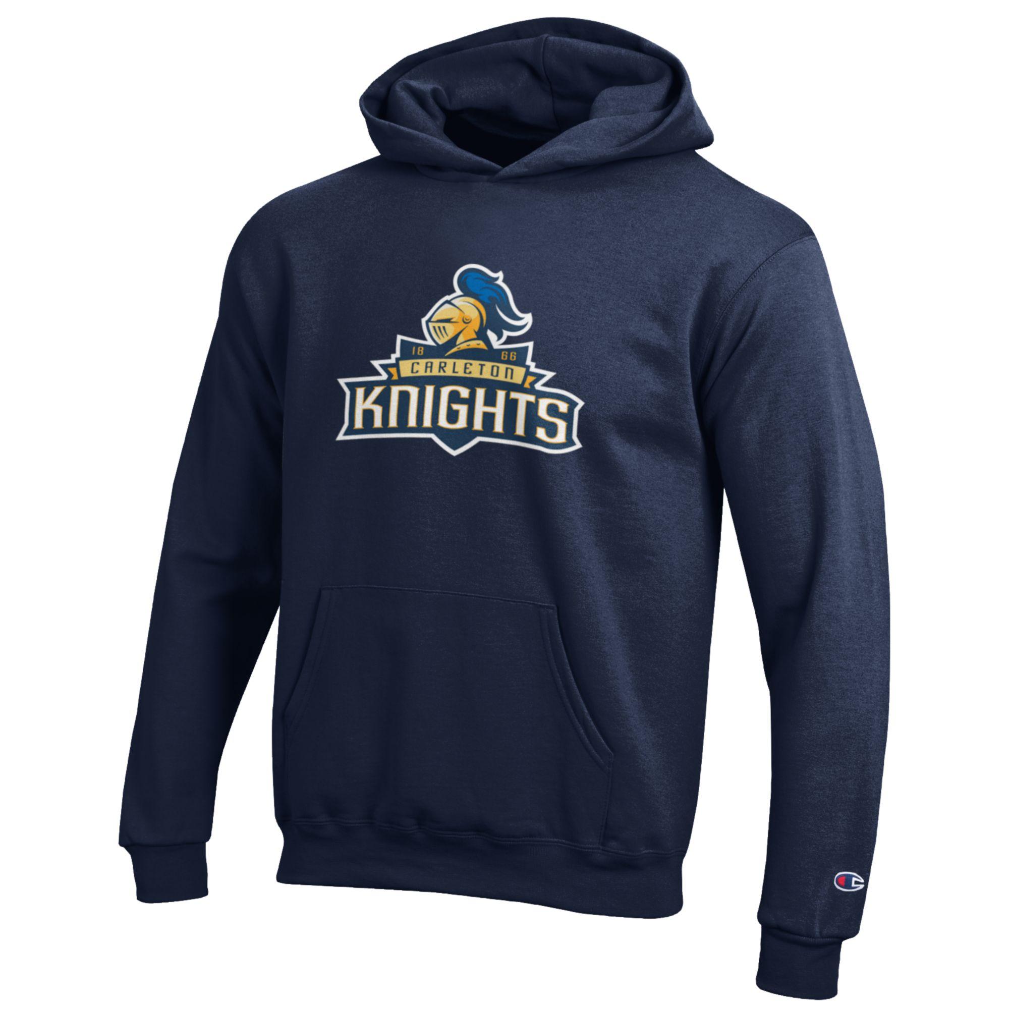 Youth Champion Navy Carleton Knights Eco Powerblend Pullover Hoodie Youth Champion Navy Carleton Knights Eco Powerblend Pullover Hoodie